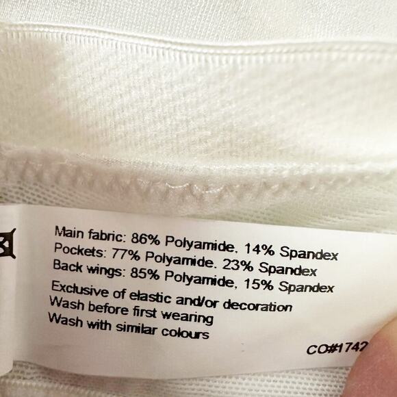 Amoena Helena 44025 Soft Cup Mastectomy Wireless Bra Size 40DD White Nude - Picture 5 of 9